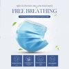50Pcs Honrane Disposable 3 Layers Dustproof Face Cover Protective Masks