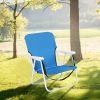 Oxford Cloth Iron Outdoor Beach Chair  XH