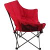 Camping Love Seat Chair;  Red;  Adult use