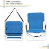 Oxford Cloth Iron Outdoor Beach Chair  XH