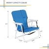 Oxford Cloth Iron Outdoor Beach Chair  XH