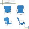 Oxford Cloth Iron Outdoor Beach Chair  XH