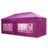 10X20ft EZ Pop Up Canopy Folding Gazebo/Vivid Viola