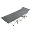 Folding Camping Cot â€“ Deluxe Collapsible Single Breathable 600D oxford fabric features tear & wear resistanceâ€“ Ultra Lightweight, Comfortable, Hea