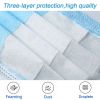 50Pcs Honrane Disposable 3 Layers Dustproof Face Cover Protective Masks