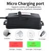 395nm Super Bright UV 3 LED Headlamp Rechargeable Violet Light Hunting Headlight